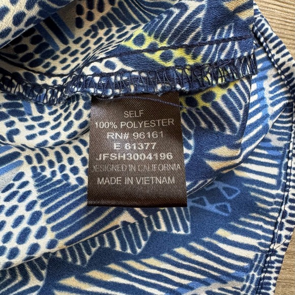 Bebop Multicolor Dress Women’s Large Pockets Tribal Comfort Wrinkle Free - Picture 11 of 12